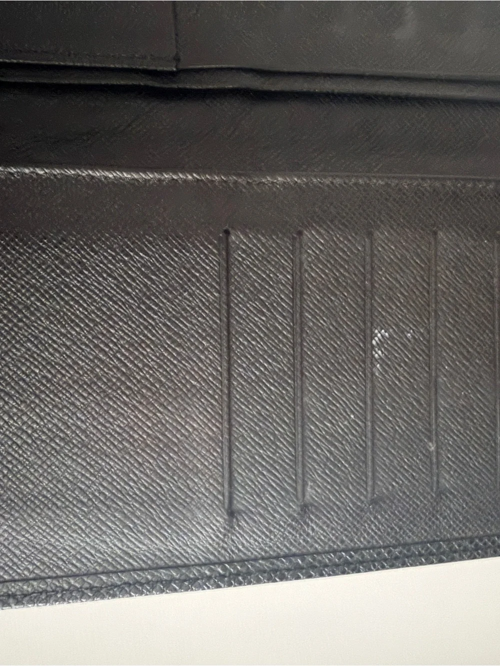 Authentic Louis Vuitton Black Taiga Leather Long Bifold Wallet